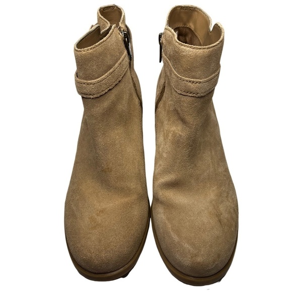 Koolaburra by UGG Erena Amphora Suede Heeled Ortholite Booties Women’s Size 8.5 - Picture 4 of 7